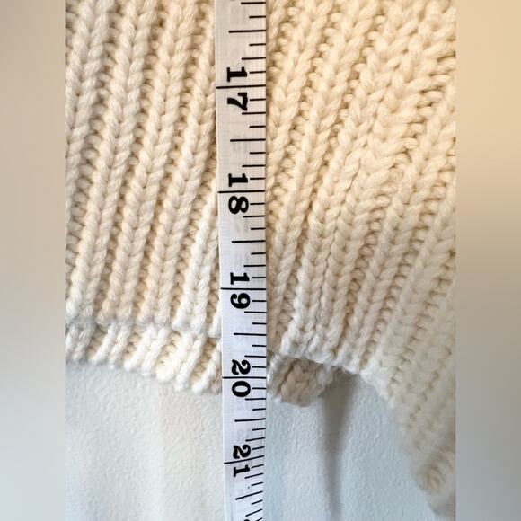 Scotch and soda cream starwatcher cream knit pullover sweater boxy oversized XS - Picture 8 of 8